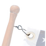 TAYLOR MADE SKIPPER FLAG CLIPS W/SS SCREW EYES (4PK)