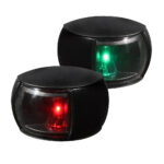 HELLA NAVILED PORT & STARBOARD LAMP KIT BLACK CLEAR LENS