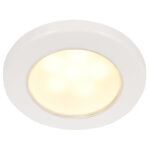 HELLA EUROLED 75 3" ROUND 12V  WARM WHITE SCREW MOUNT WHITE