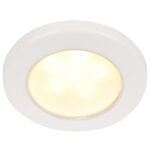 HELLA EUROLED 75 3" ROUND 24V WARM WHITE SCREW MOUNT WHITE