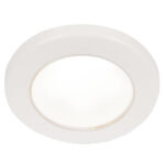HELLA EUROLED 75 3" ROUND 12V WHITE SCREW MOUNT WHITE