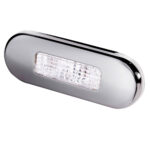 HELLA OBLONG COURTESY SURFACE MOUNT LAMP WHITE BLACK WHITE