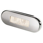 HELLA OBLONG COURTESY SURFACE MOUNT LAMP WARM WHITE  BLACK