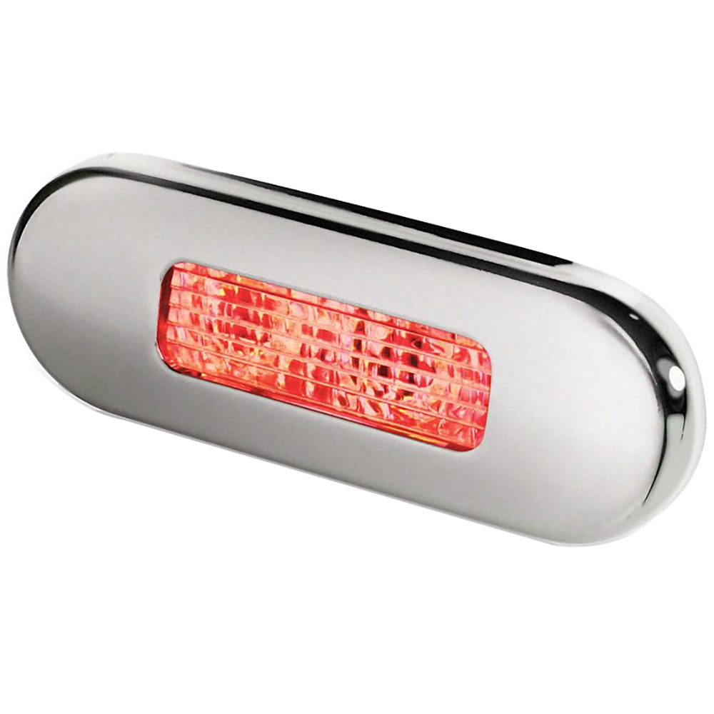 HELLA OBLONG COURTESY SURFACE MOUNT LAMP RED BLACK