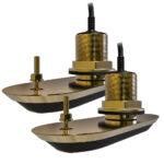 RAYMARINE RV-212 PAIR 3D BRONZE THRU HULL 12 DEGREE