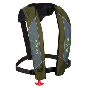 ONYX A/M 24 AUTOMATIC / MANUAL INFLATABLE PFD GREEN