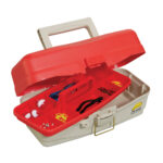 PLANO TAKE ME FISHING  TACKLE BOX RED AND BEIGE