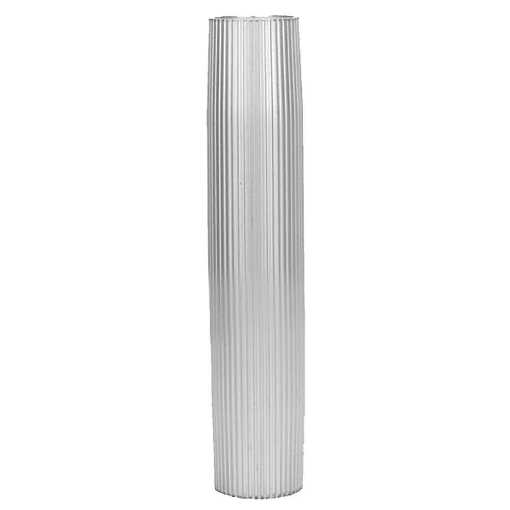 TACO ALUMINUM RIBBED TABLE PEDESTAL 2 3/8" OD 26" L