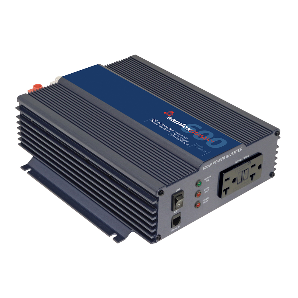 SAMLEX PST-600-12 PURE SINE WAVE INVERTER 12V INPUT 120