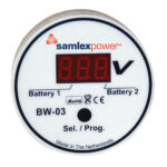 SAMLEX BW-03 DUAL BATTERY   MONITOR 12 OR 24V AUTO