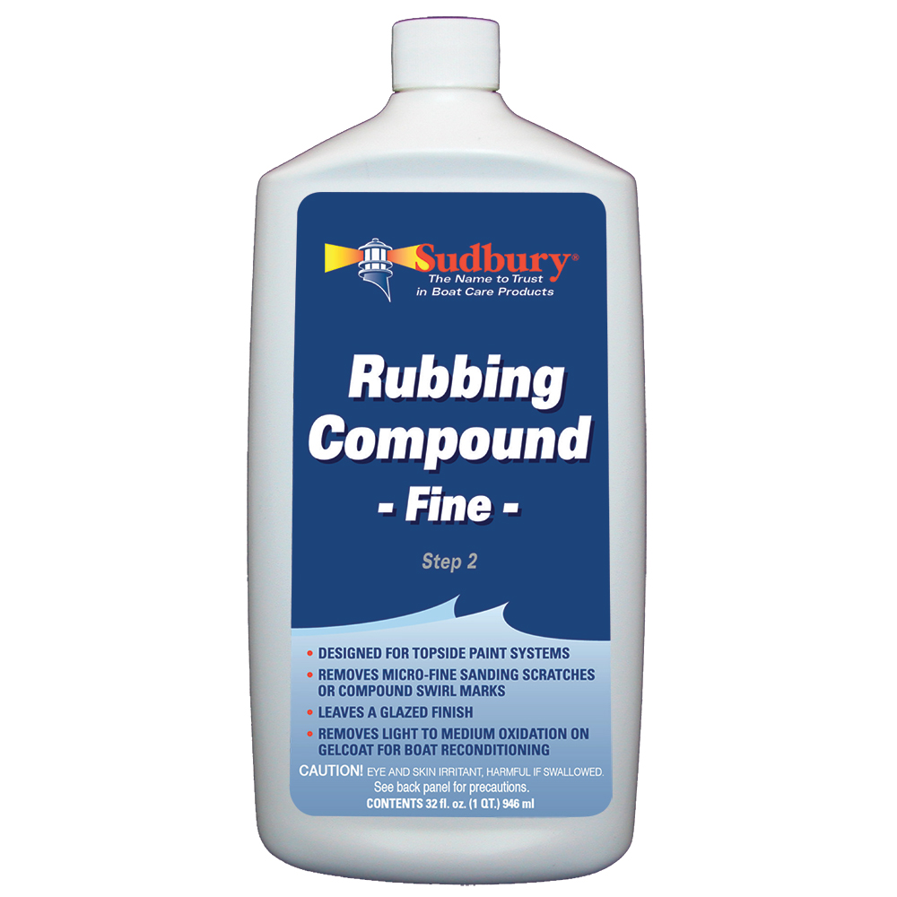 SUDBURY RUBBING COMPOUND FINE STEP 2 32 FL. OZ.