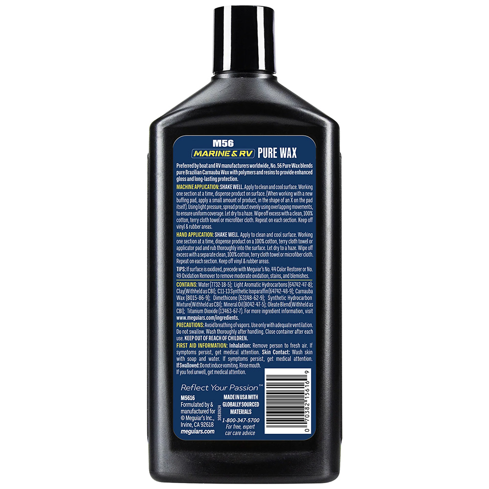 MEGUIAR'S BOAT/RV PURE WAX 16 OZ *CASE OF 6* - Image 2