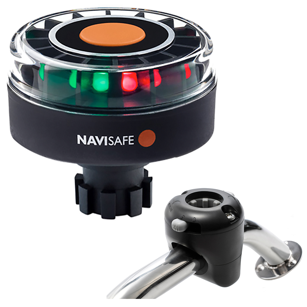 NAVISAFE NAVILIGHT TRICOLOR KIT WITH RAIL MOUNT BLACK