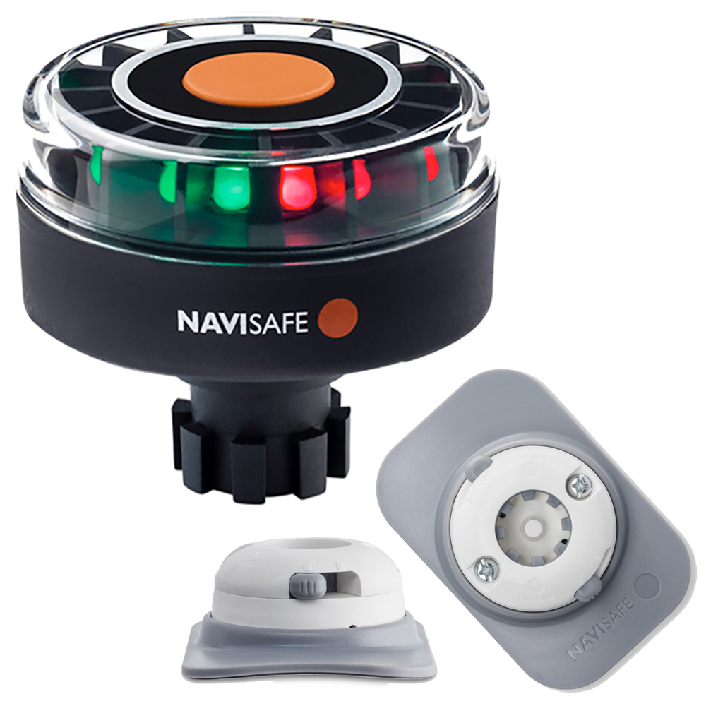 NAVISAFE NAVILIGHT TRICOLOR KIT WITH RIB MOUNT WHITE