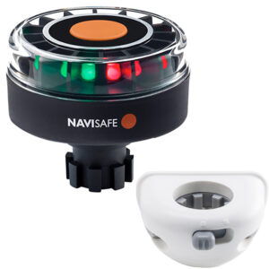 NAVISAFE NAVILIGHT TRICOLOR KIT WITH VERTICAL MOUNT WHITE