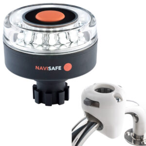 NAVISAFE WHITE NAVILIGHT WITH WHITE RAIL MOUNT