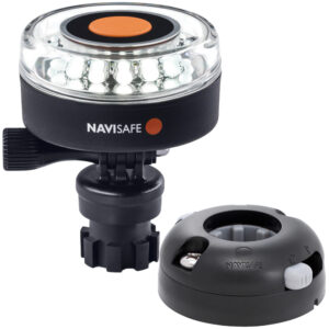 NAVISAFE WHITE 2NM 360 DEGREE NAVILIGHT WITH BLACK