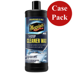 MEGUIAR'S BOAT/RV ONE STEP CLEANER WAX LIQUID 32 OZ