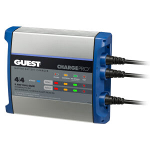 GUEST ON-BOARD BATTERY CHARGER 8A 12V 2 BANK 120V