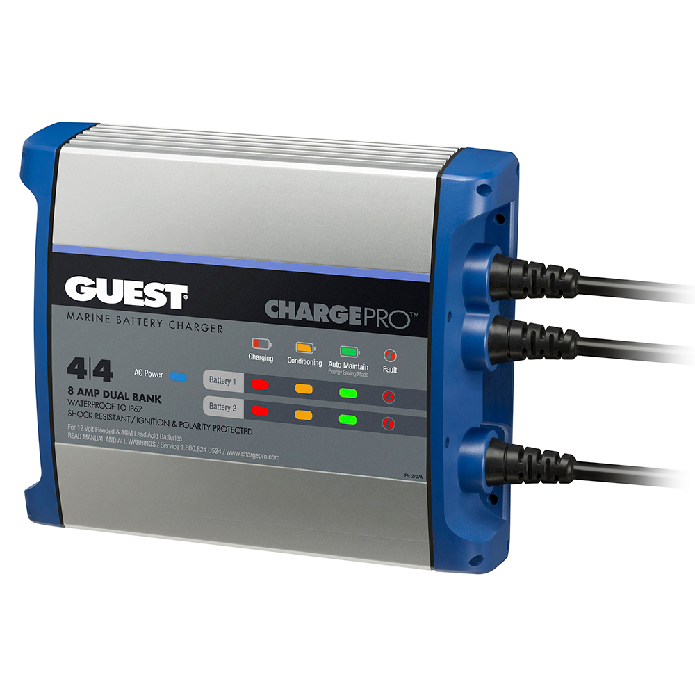 GUEST ON-BOARD BATTERY CHARGER 8A 12V 2 BANK 120V