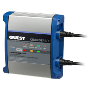 GUEST ON-BOARD BATTERY CHARGER 5A 12V 1 BANK 120V