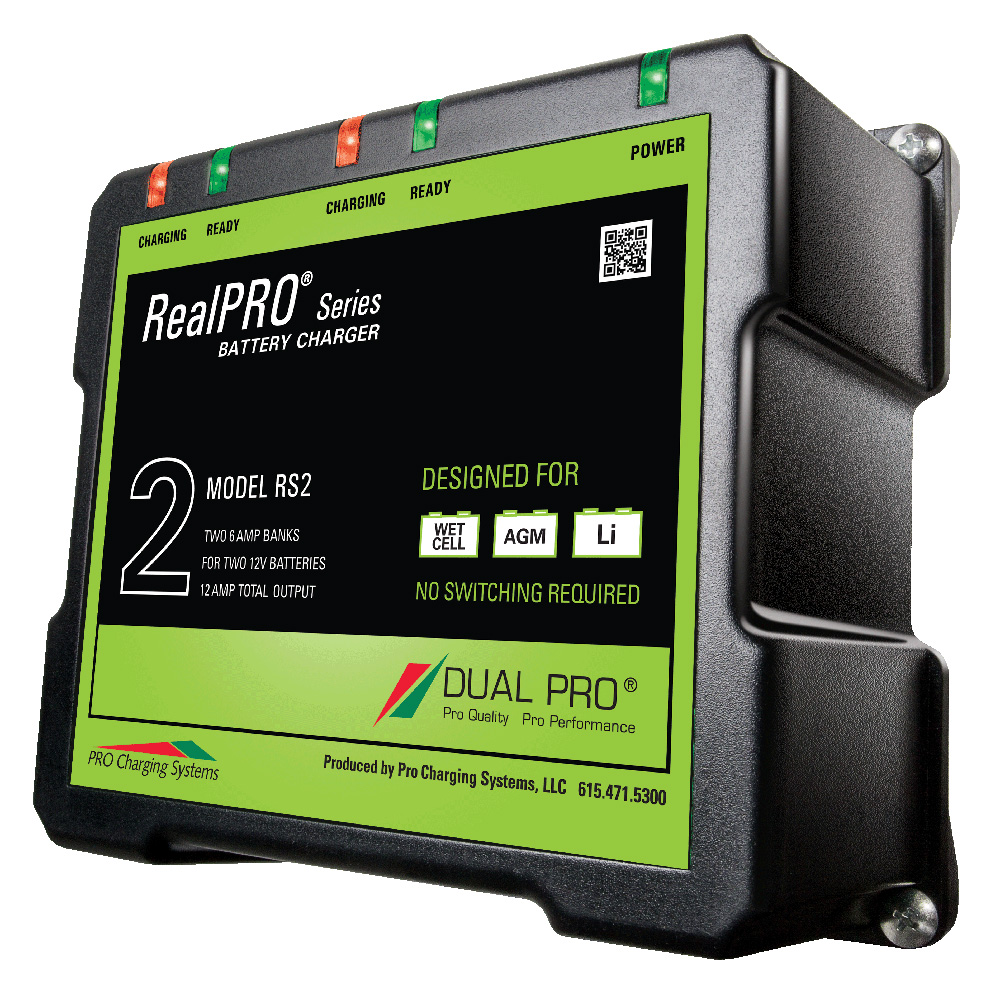 DUAL PRO REALPRO SERIES 12A 2 BANK BATTERY CHARGER