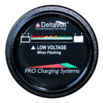 DUAL PRO BATTERY FUEL GAUGE F/ ELECTRIC VEHICLE 12V SYSTEM