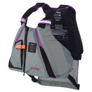 ONYX MOVEMENT DYNAMIC PADDLE SPORTS LIFE VEST M/L PURPLE