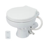 JOHNSON PUMP AQUAT ELECTRIC MARINE TOILET - SUPER COMPACT