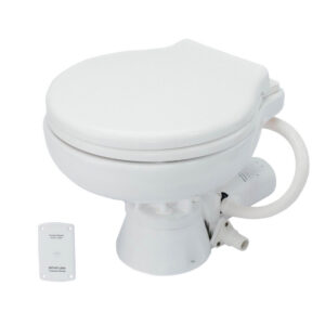 JOHNSON PUMP AQUAT ELECTRIC MARINE TOILET - SUPER COMPACT