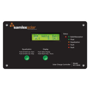 SAMLEX SCC-30AB FLUSH MOUNT SOLAR CHARGE CONTROLLER 30