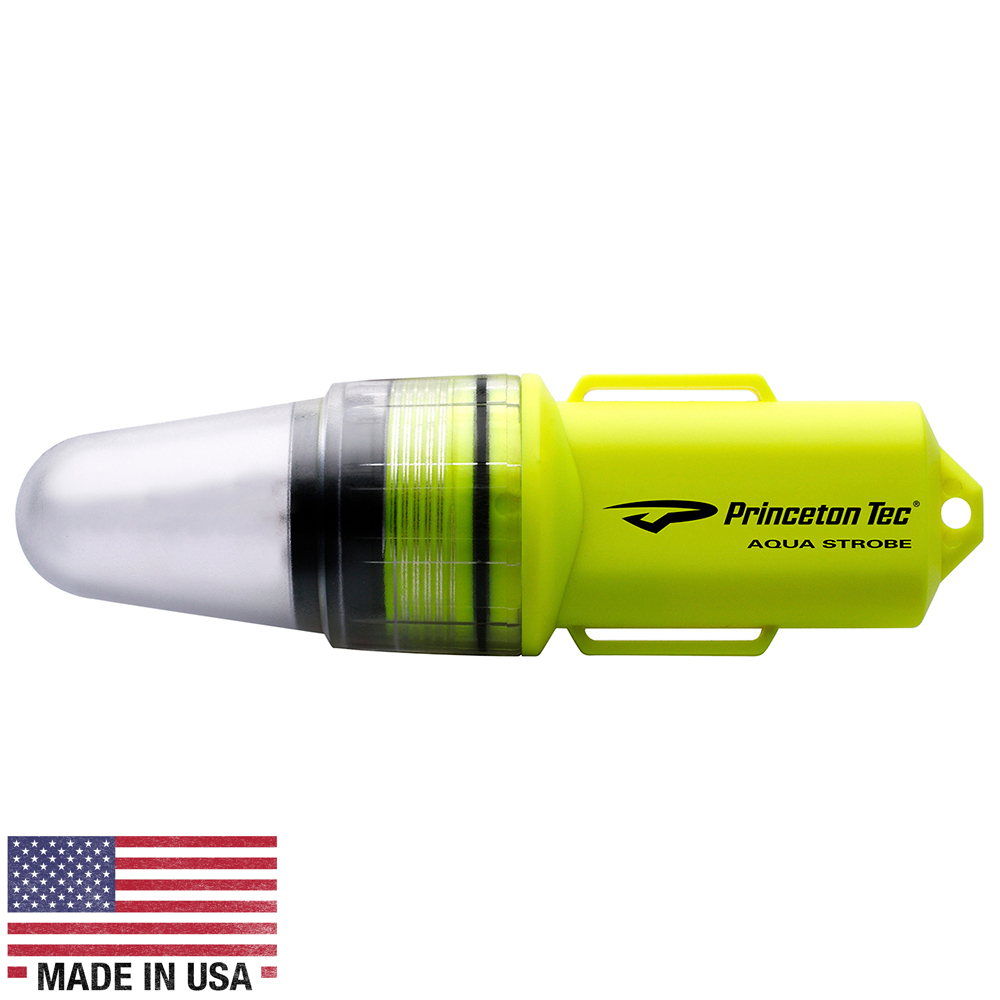 PRINCETON TEC AQUA STROBE LED NEON YELLOW