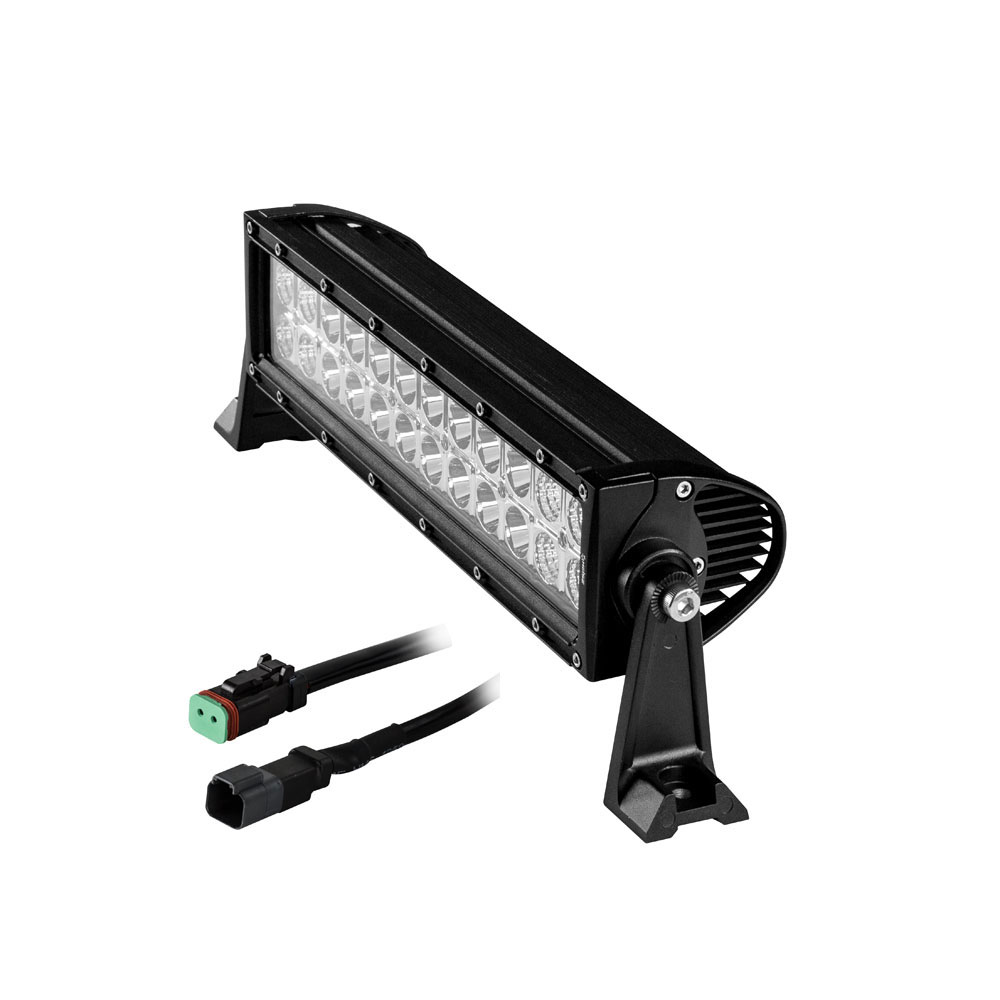 HEISE 14" DUAL ROW LED LIGHT BAR - BLACK CASE