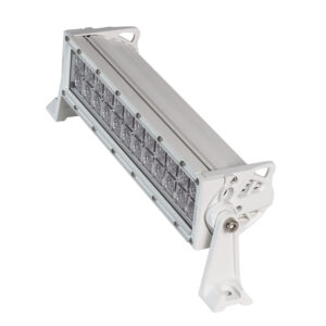 HEISE 14" DUAL ROW MARINE LED LIGHT BAR - WHITE CASE