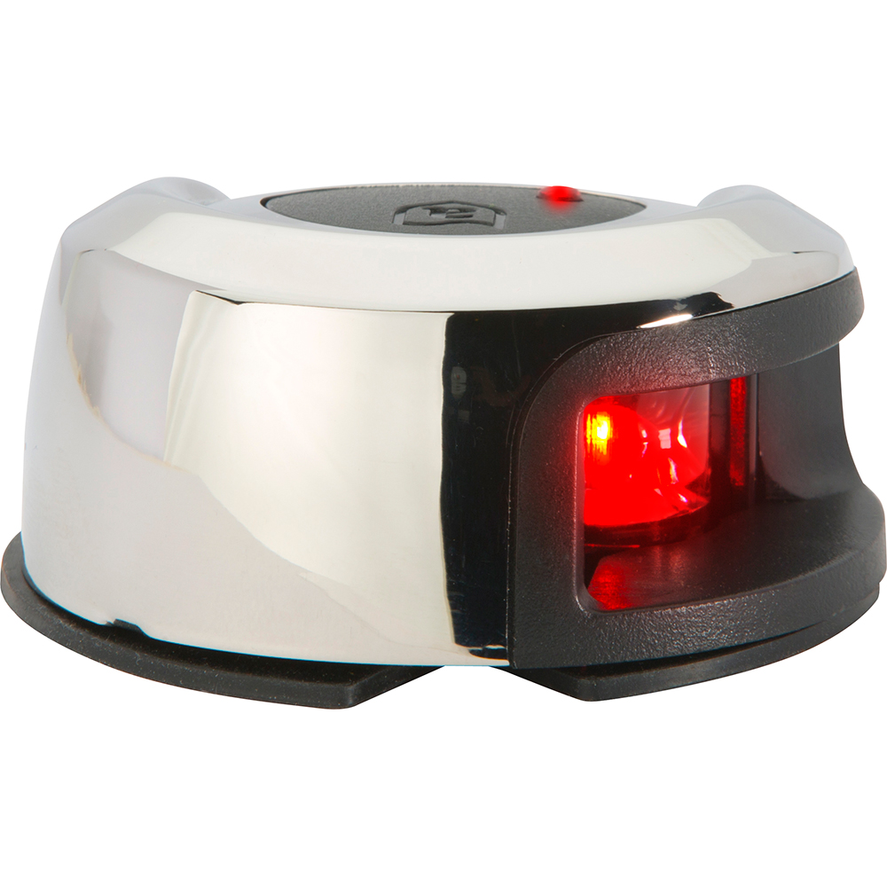 ATTWOOD LIGHTARMOR RED NAVIGATION LIGHT STAINLESS