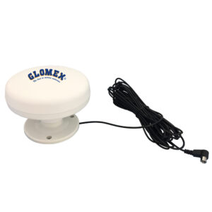 GLOMEX LOW-PROFILE MARINE SATTELITE RADIO ANTENNA W/