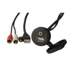 FUSION MS-CBUSB3.5 PANEL MOUNT  USB AND 3.5MM HEADPHONE JACK