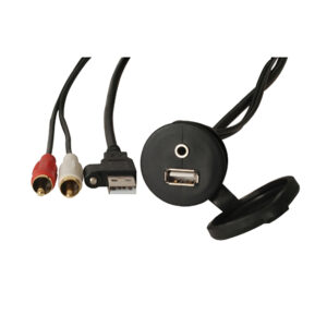 FUSION MS-CBUSB3.5 PANEL MOUNT  USB AND 3.5MM HEADPHONE JACK