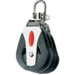 RONSTAN SERIES 40 BALL BEARING BLOCK- TRIPLE- SWIVEL HEAD