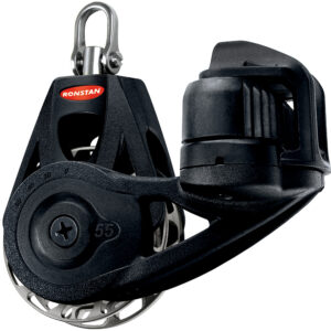 RONSTAN SERIES 55 RATCHET MOUNT ORBIT BLOCK-SINGLE CLEAT