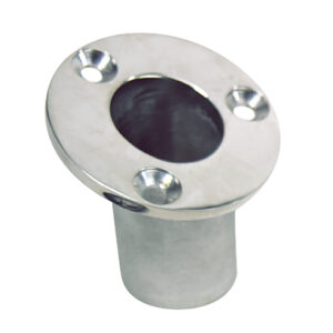 WHITECAP FLUSH MOUNT FLAG POLE SOCKET SS 1 1/4" ID