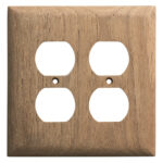 WHITECAP TEAK 2 DUPLEX COVER PLATE