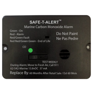 SAFE T ALERT 62 SERIES BLACK CARBON MONOXIDE 12V WITH RELAY