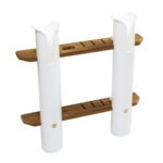 WHITECAP TEAK TWO ROD TOURNAMENT STORAGE RACK