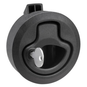 WHITECAP MINI RING PULL BLACK  NYLON LOCKING