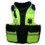 FIRST WATCH AV-800 4 POCKET VEST HI-VIS YELLOW L/XL
