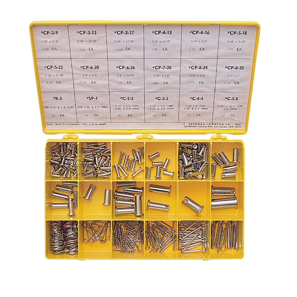 C. SHERMAN JOHNSON COTTER RING AND CLEVIS PIN PARTS KIT