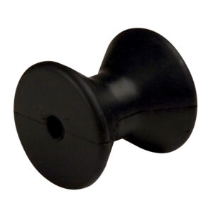 CE SMITH BOW ROLLER - BLACK 3"DIA - 3-1/8" W 1/2 ID