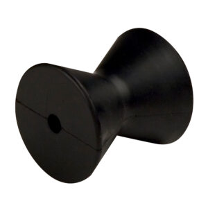 CE SMITH BOW ROLLER - BLACK  4"DIA 3-3/4" W 1/2"ID
