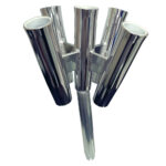 TIGRESS FIVE ROD CLUSTER-BENT BUTT-POLISHED ALUMINUM
